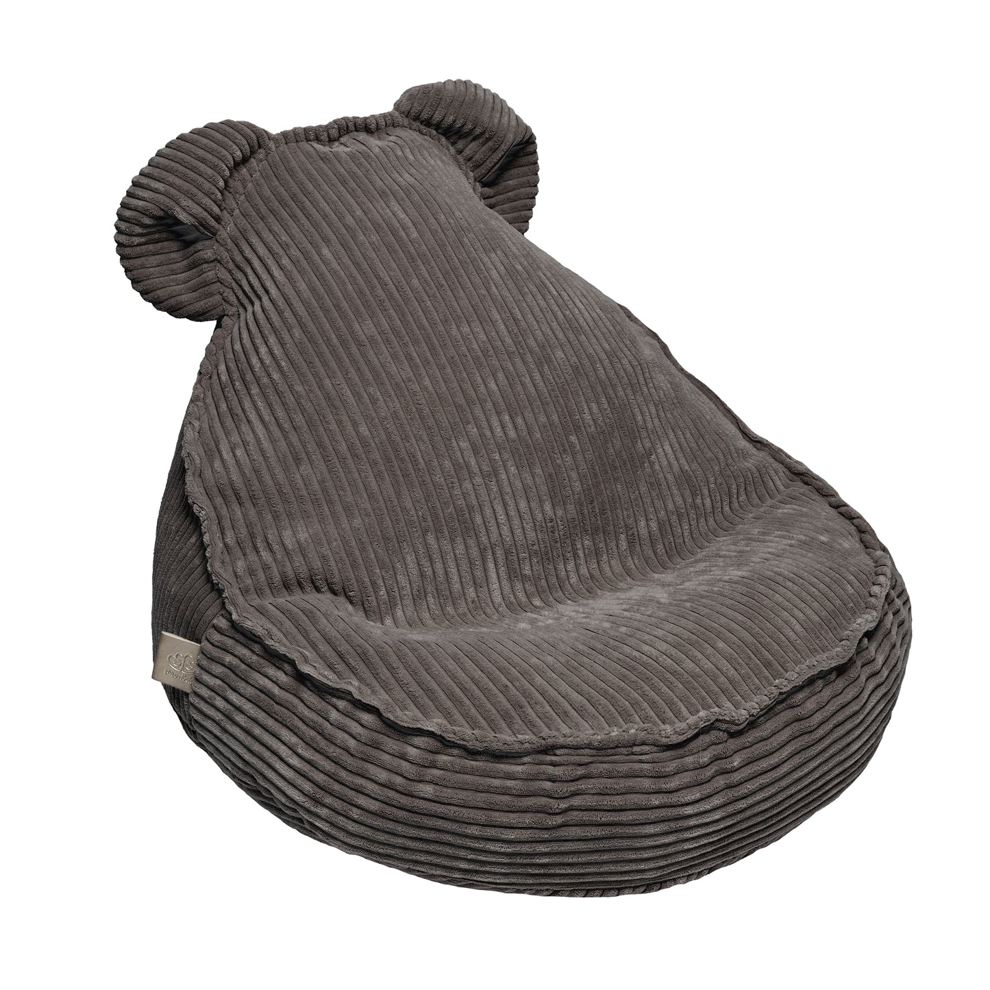 Bear Beanbag, Chunky Corduroy, Dark Brown