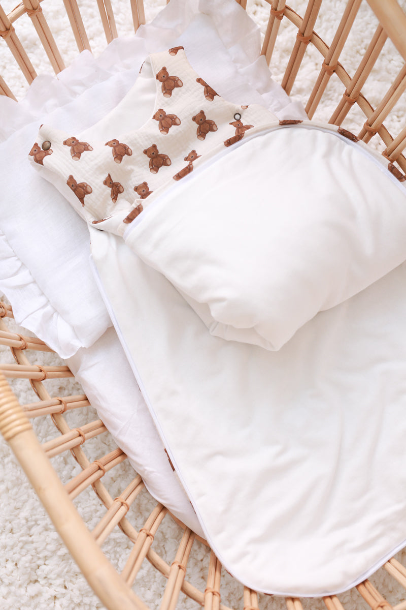 Teddy bear sleeping bag and bed deals