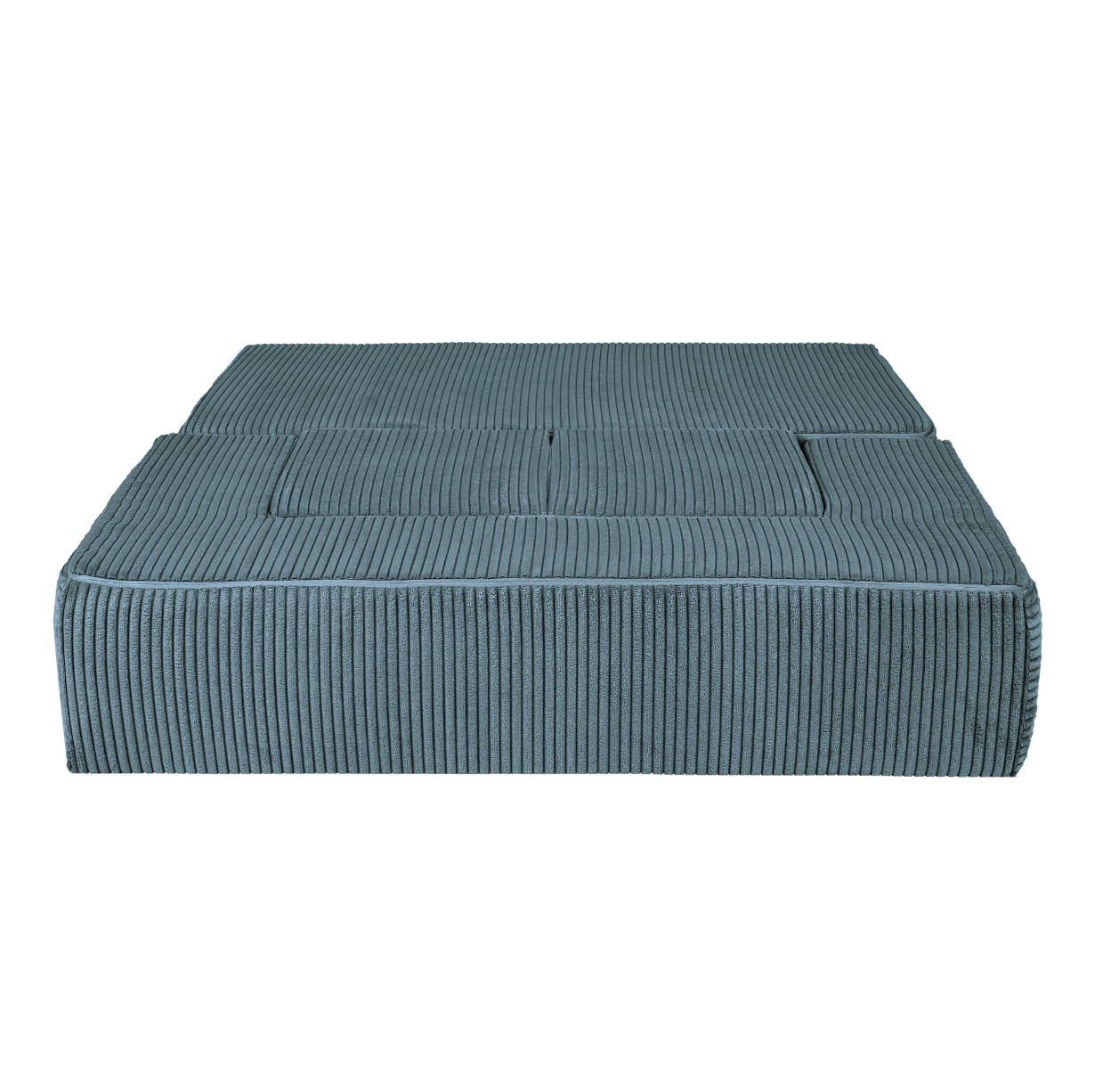 The Cube Couch, Chunky Corduroy Teal