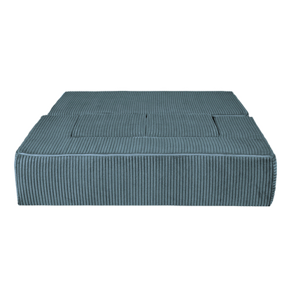 The Cube Couch, Chunky Corduroy Teal