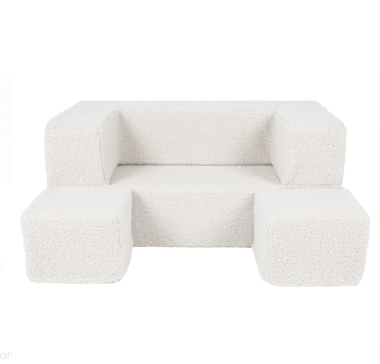 The Cube Couch, Teddy Cream