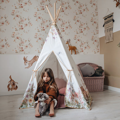 Pattern Teepee Tent, Wildflowers & Meadows