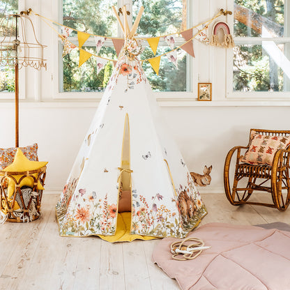 Pattern Teepee Tent, Wildflowers & Meadows