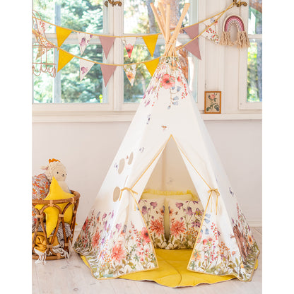 Pattern Teepee Tent, Wildflowers & Meadows