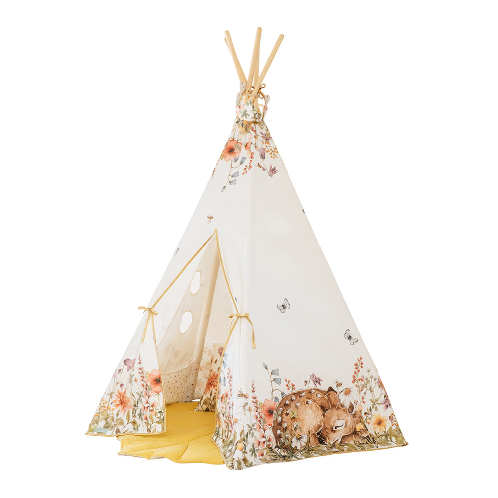 Pattern Teepee Tent, Wildflowers & Meadows