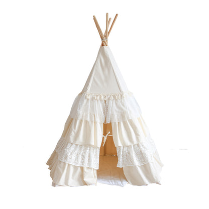 Layered Luxury Teepee Tent, Lace