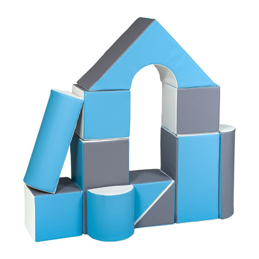 Castle Set Blue, Grey & White