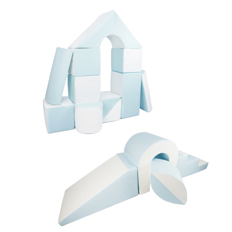 Castle + Bridge, Slide & Step BUNDLE - Pastel Blue & White