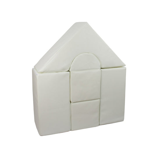 6 Piece Castle Set White