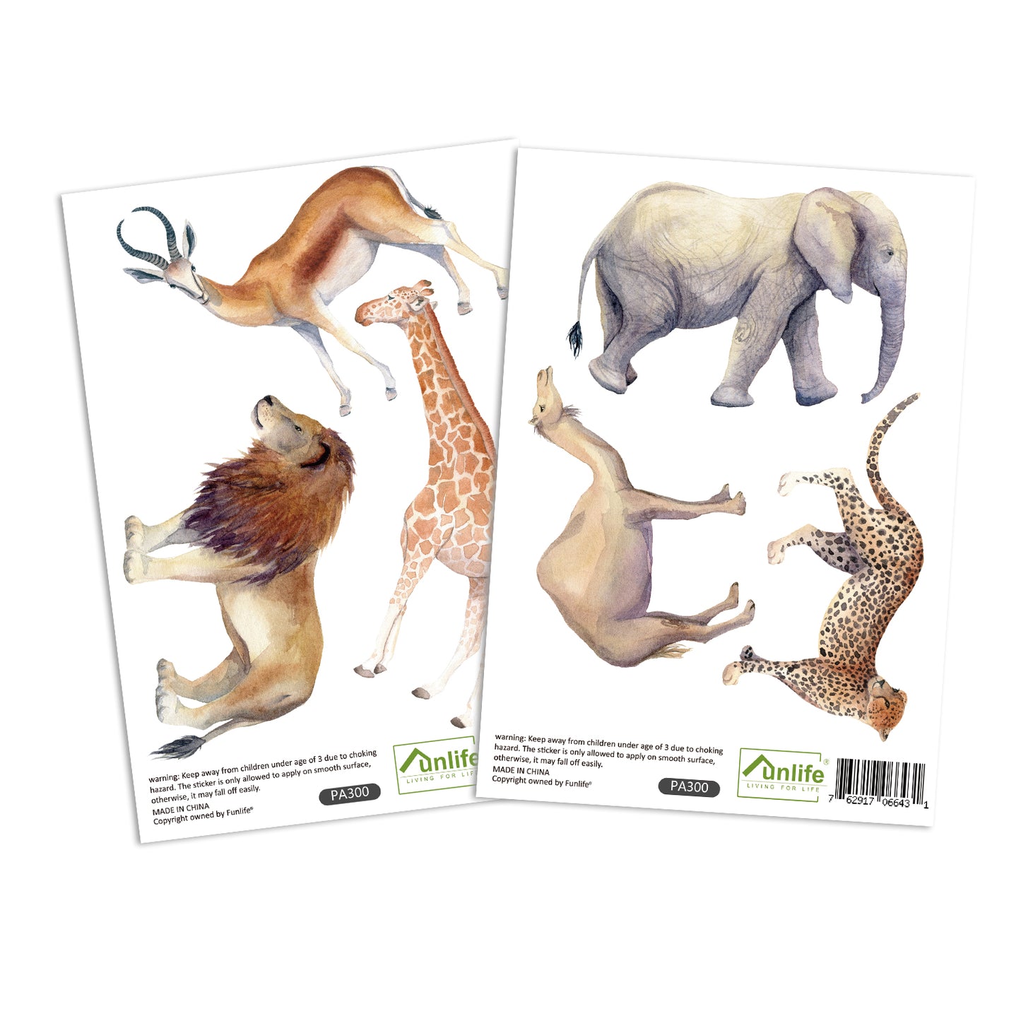 Wild Animal Wall Stickers