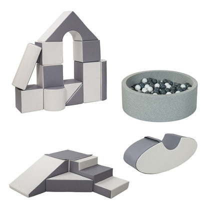 The Jumbo Soft Play BUNDLE - Grey